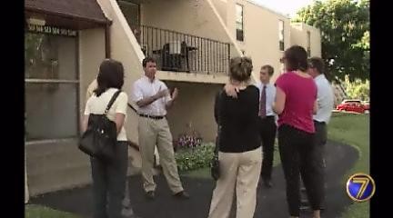 Charlie Allen, Evergreen co-owner, and city officials